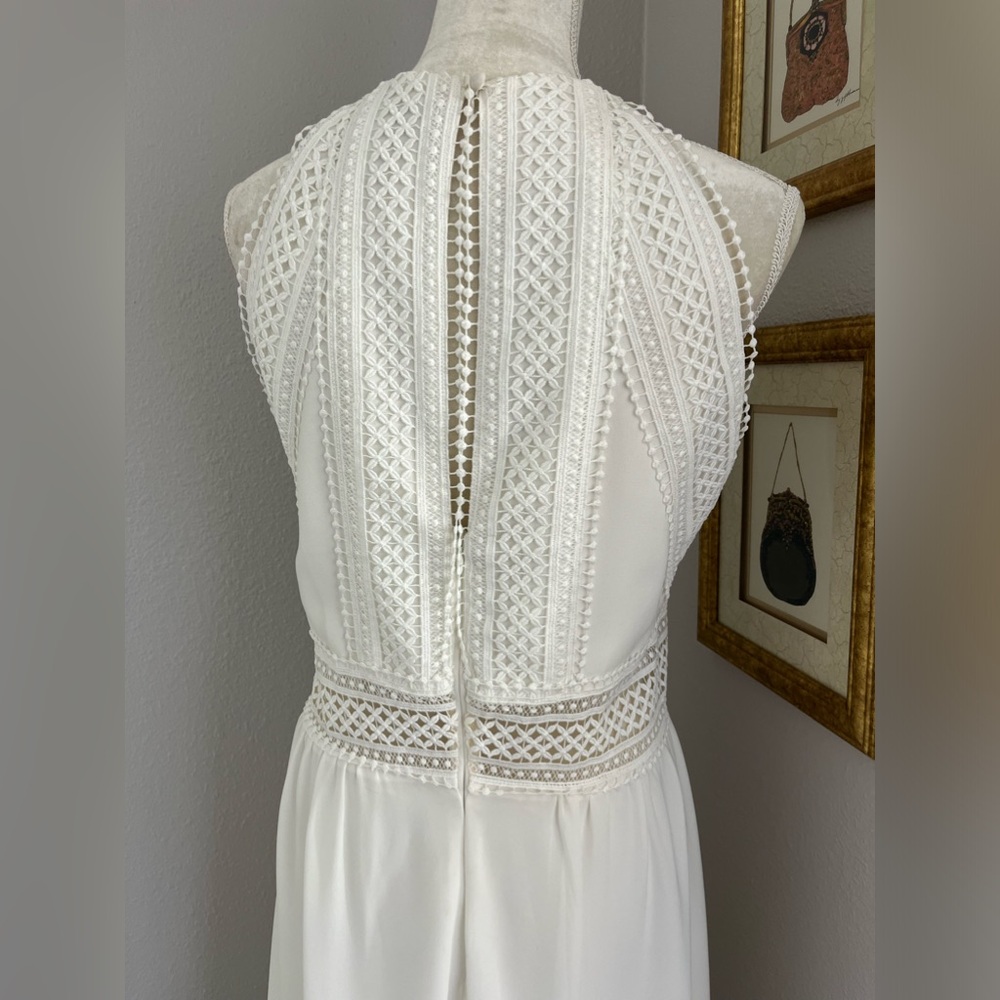 Belle Badgley Mischka Designer White Dress - Picture 3 of 7